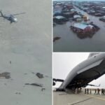 Hundreds of Alaskans are being airlifted from coastal villages ravaged by Typhoon Halong