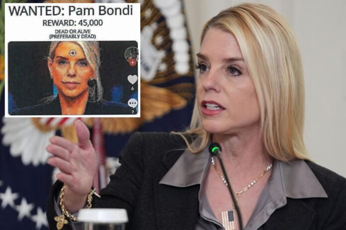 29-year-old anarchist arrested for alleged $45K hit on Pam Bondi: 29-year-old anarchist arrested for alleged $45K hit on Pam Bondi: FBI