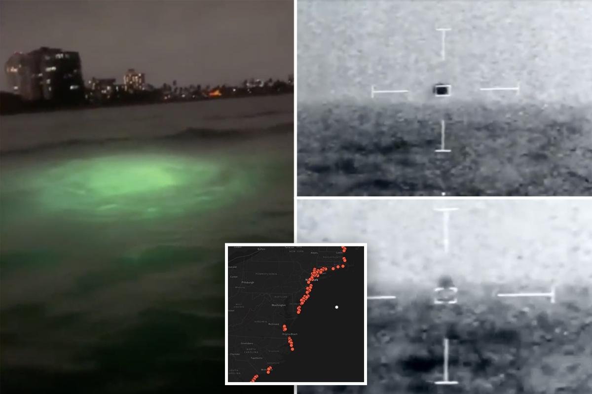 UFO tracker shows thousands of eerie underwater objects lurking along US coasts