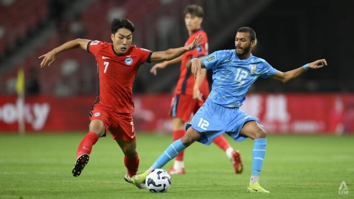 Song's double gives Singapore valuable victory in India, keeps Asian Cup hopes alive