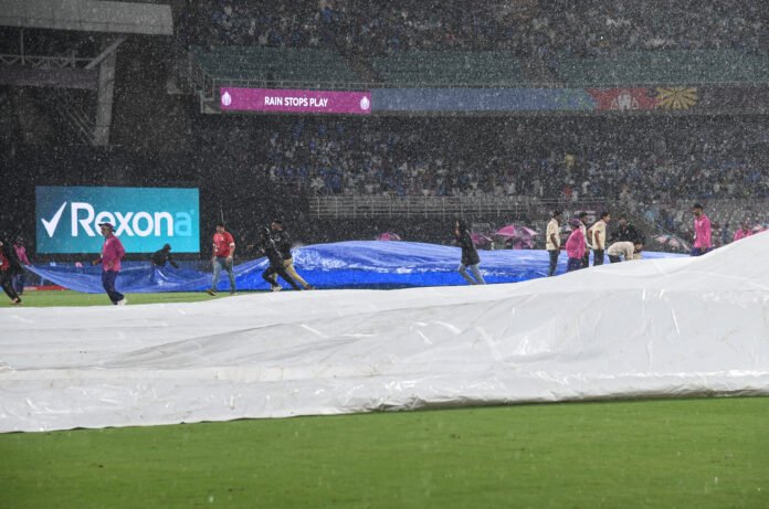 Women's World Cup: India-Bangladesh match reduced to 27 overs per Women's World Cup: India-Bangladesh match reduced to 27 overs per side due to rain