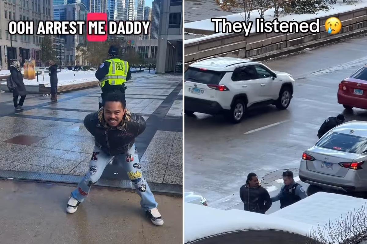 Influencer who taunts cops by begging them to ‘Arrest me, daddy’ is finally arrested