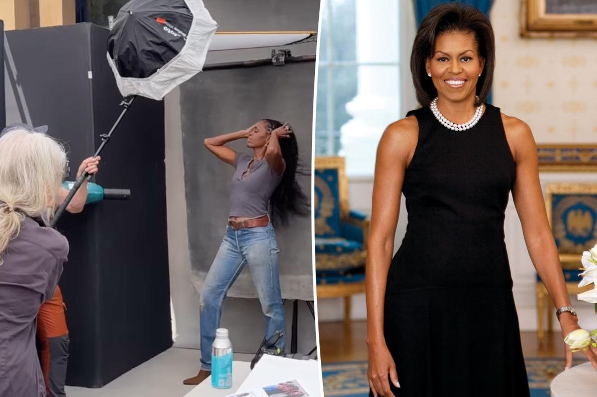 Michelle Obama accused of taking Ozempic after showing off skinnier figure in new photo shoot