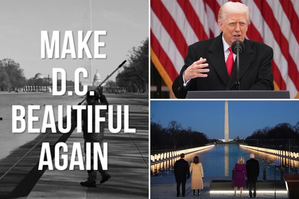 Trump unveils new DC renovation project to remove ‘Biden filth and incompetence’