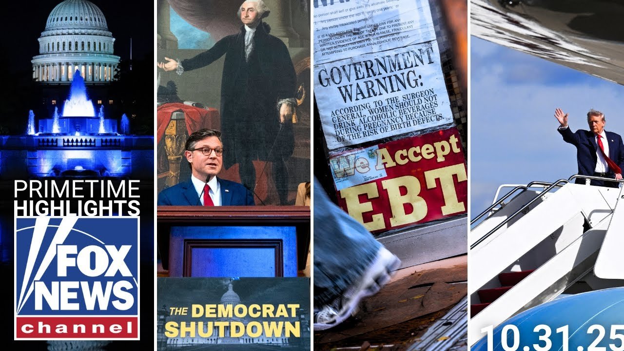 Fox News Highlights - October 31st, 2025 (Video) 1 Fox News Highlights - October 31st, 2025 (Video)