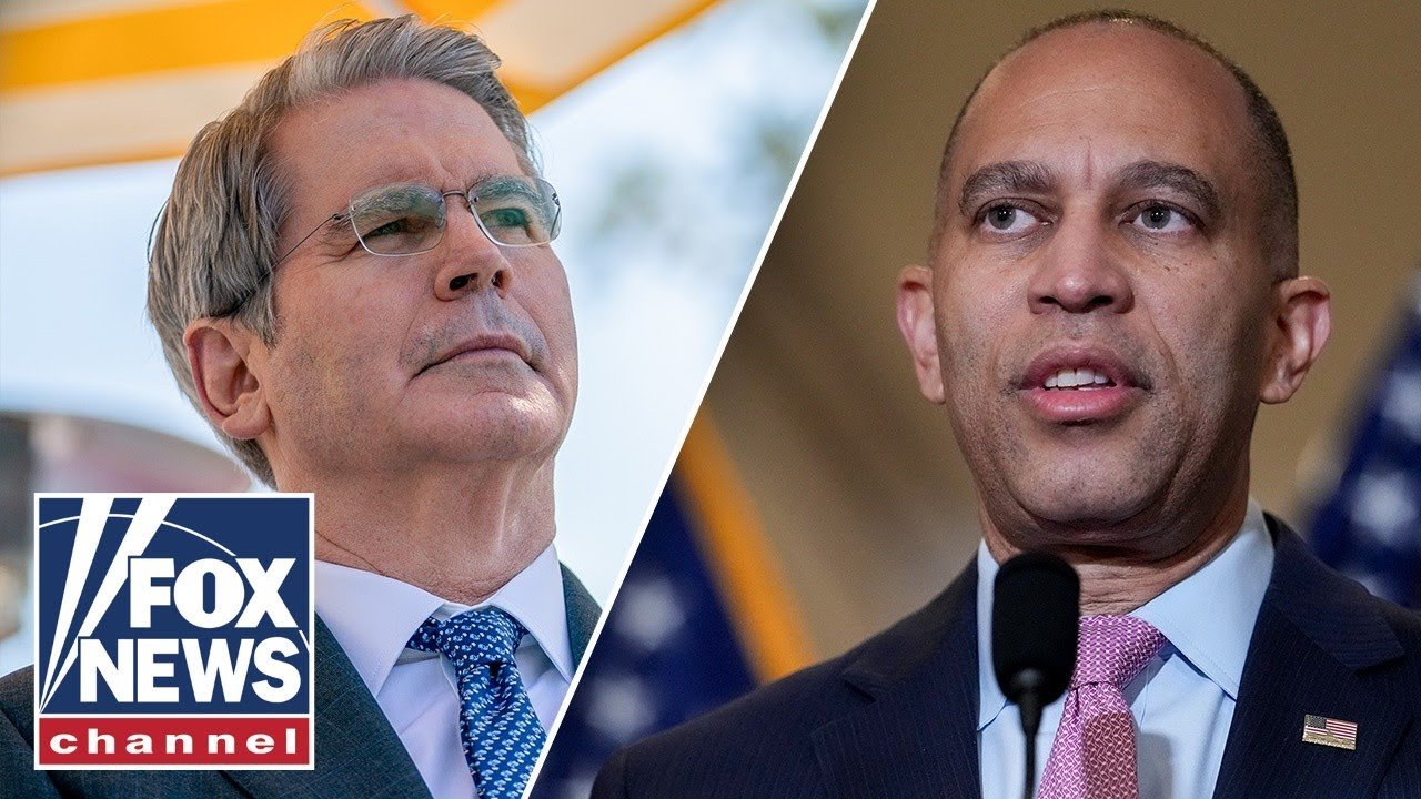 Bessent fires back at Jeffries over 'ignorant' Trump comment: 'Kind of sad' (Video)