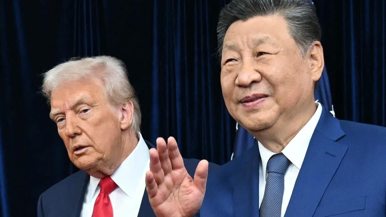 Trump says U.S. can be "bigger, better and stronger" by working with China (Video)