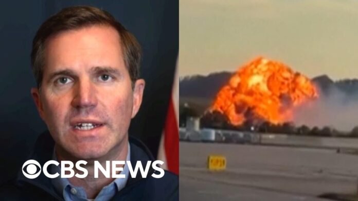 Beshear says “recovery efforts” pivot is likely after deadly UPS plane crash and explosion (Video)