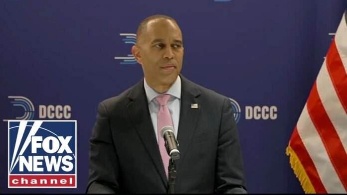 Hakeem Jeffries holds presser after landslide election (Video)