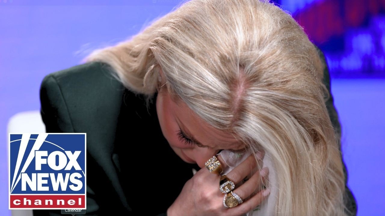 TEARFUL TRIBUTE: Erika Kirk breaks down watching video of her late husband (Video)