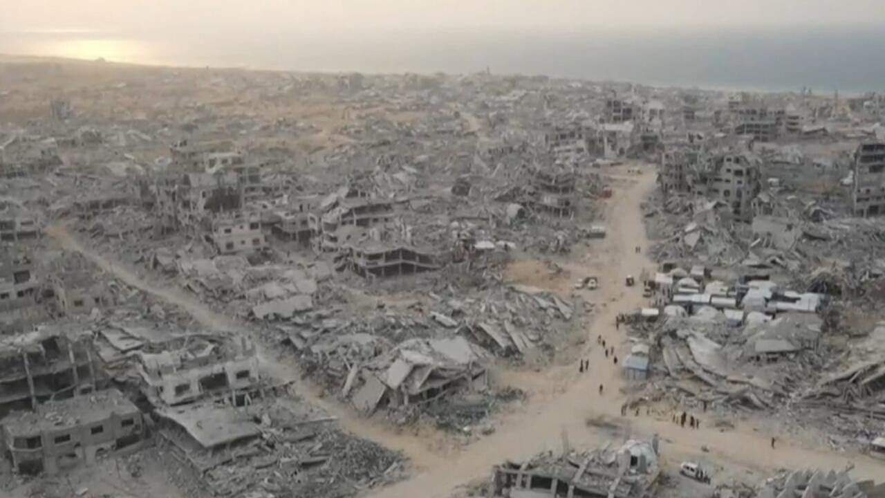 A look inside Gaza depicts utter destruction as fragile ceasefire holds (Video)