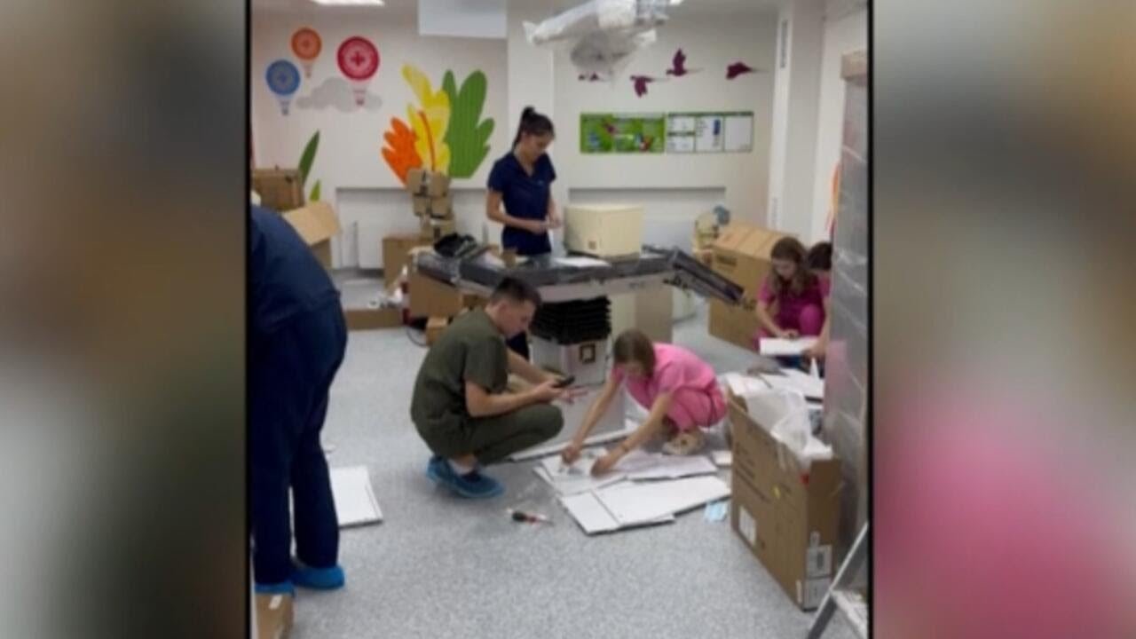 How Ukrainian children receive urgent medical care during the Russia war (Video)