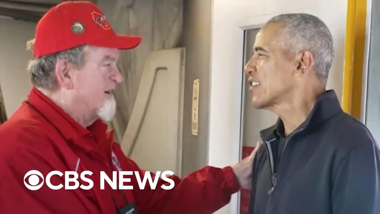 Obama surprises veterans on honor flight (Video)