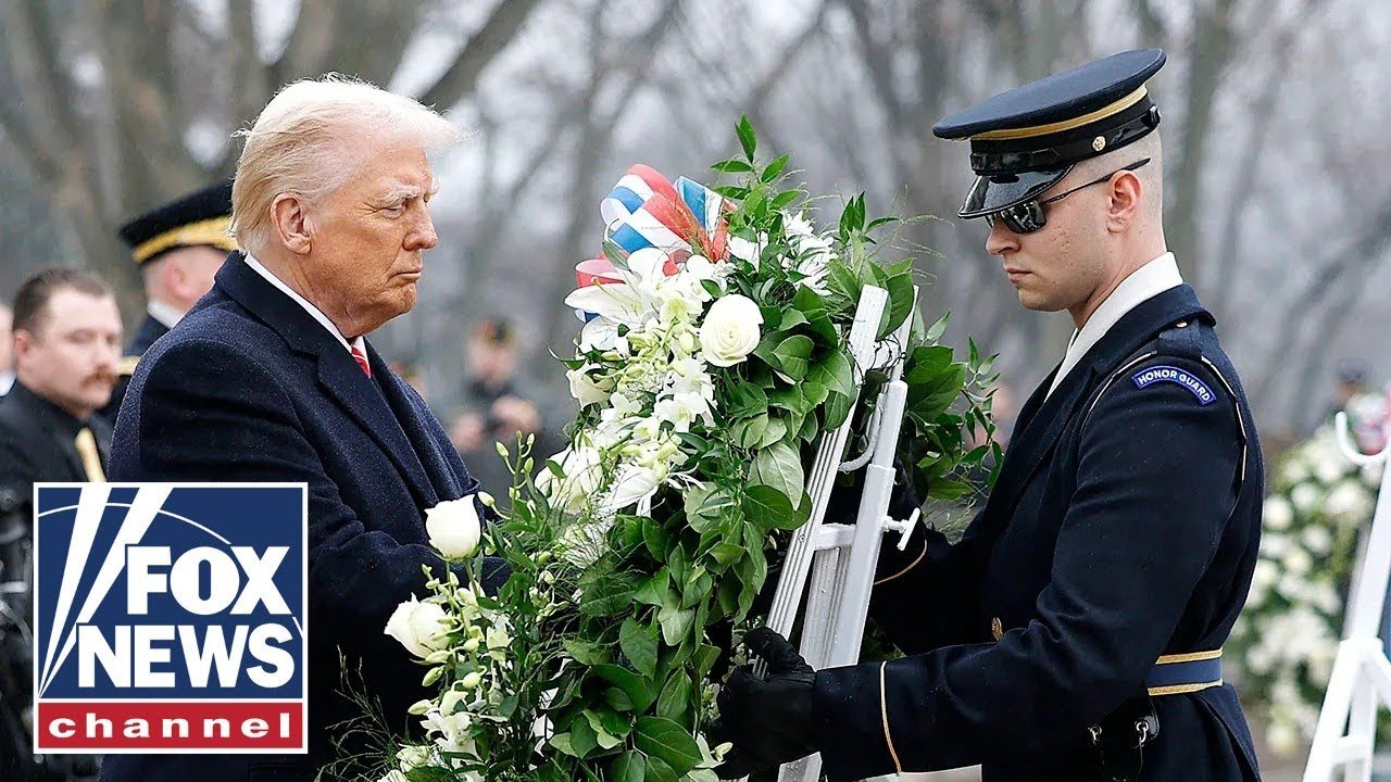 Trump honors America's fallen on Veterans Day (Video)