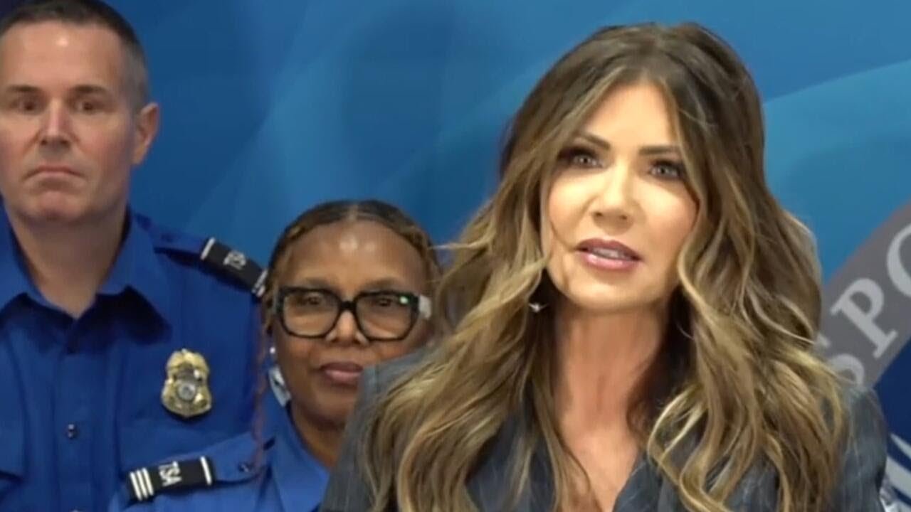 Noem announces $10,000 bonus checks for some TSA workers impacted by government shutdown (Video)