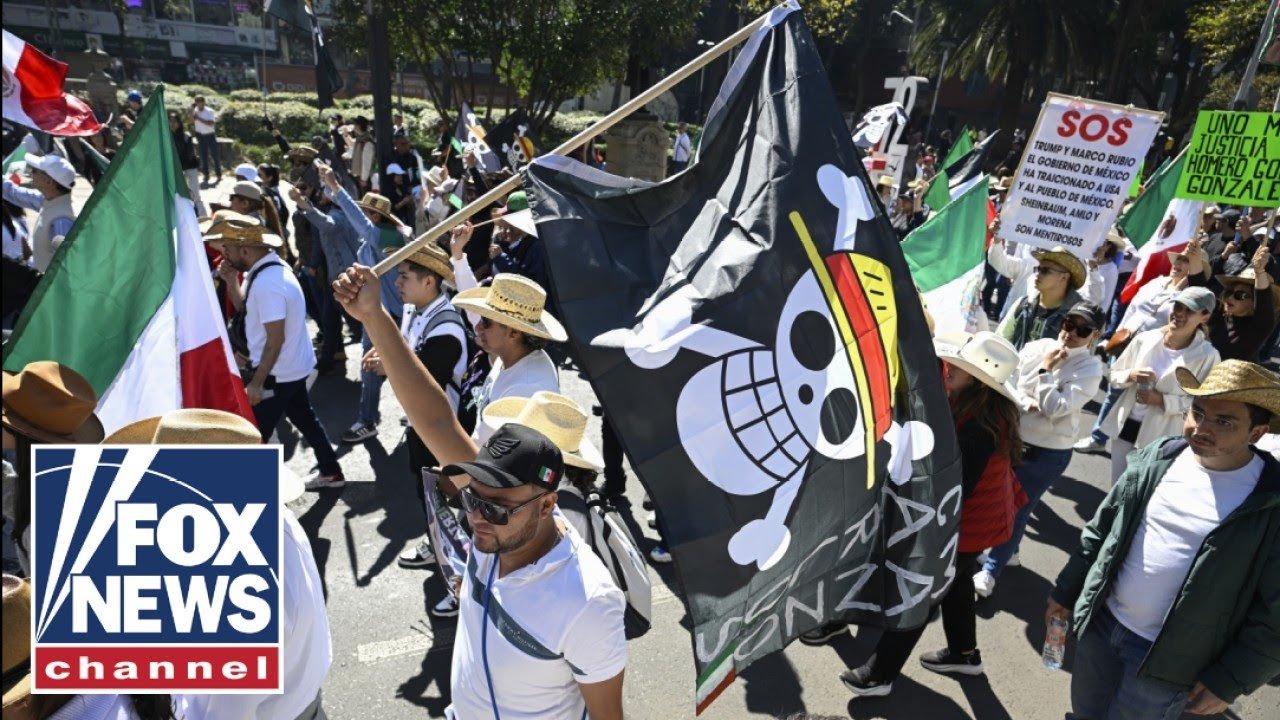 WATCH: Mexican palace SWARMED by protesters over cartel violence (Video)