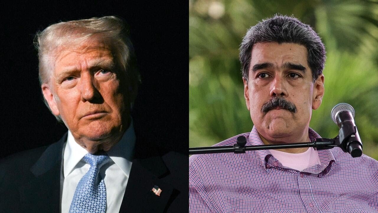 Trump alludes to potential discussions with Venezuela's Maduro as military builds up in region (Video)