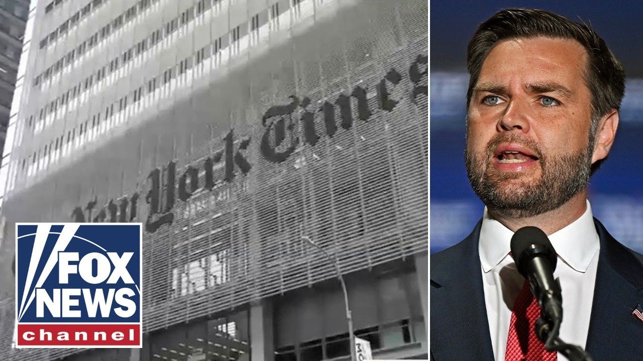 JD Vance BLASTS 'shameful' NY Times (Video)