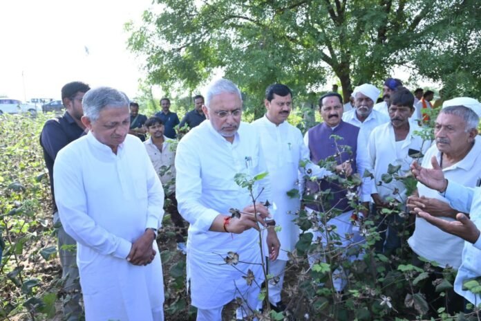 Gujarat BJP chief Vishwakarma pledges support to farmers in Surendranagar