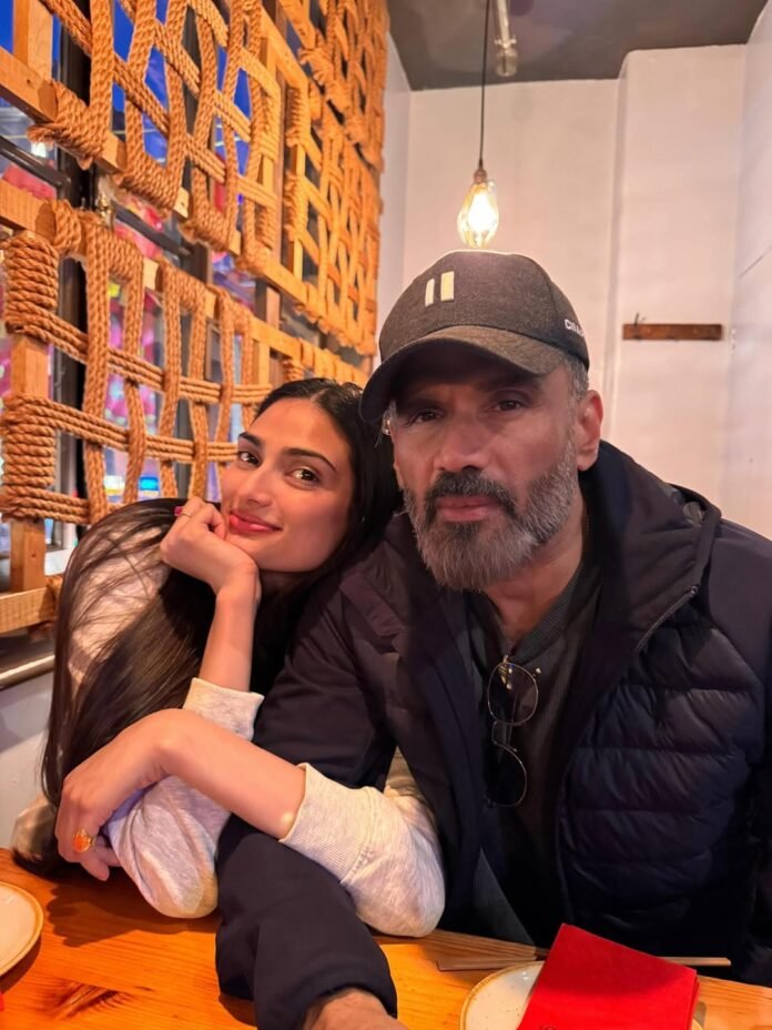 Suniel Shetty says 'keep being you' as daughter Athiya Shetty turns a year older