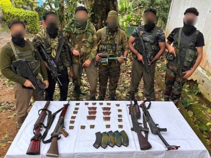 Foreign-made rifles recovered after 4 Kuki militants killed in Manipur