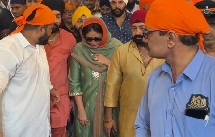 Kareena Kapoor Khan visits Gurudwara with Taimur & Jeh; husband Saif Ali Khan gives it a miss