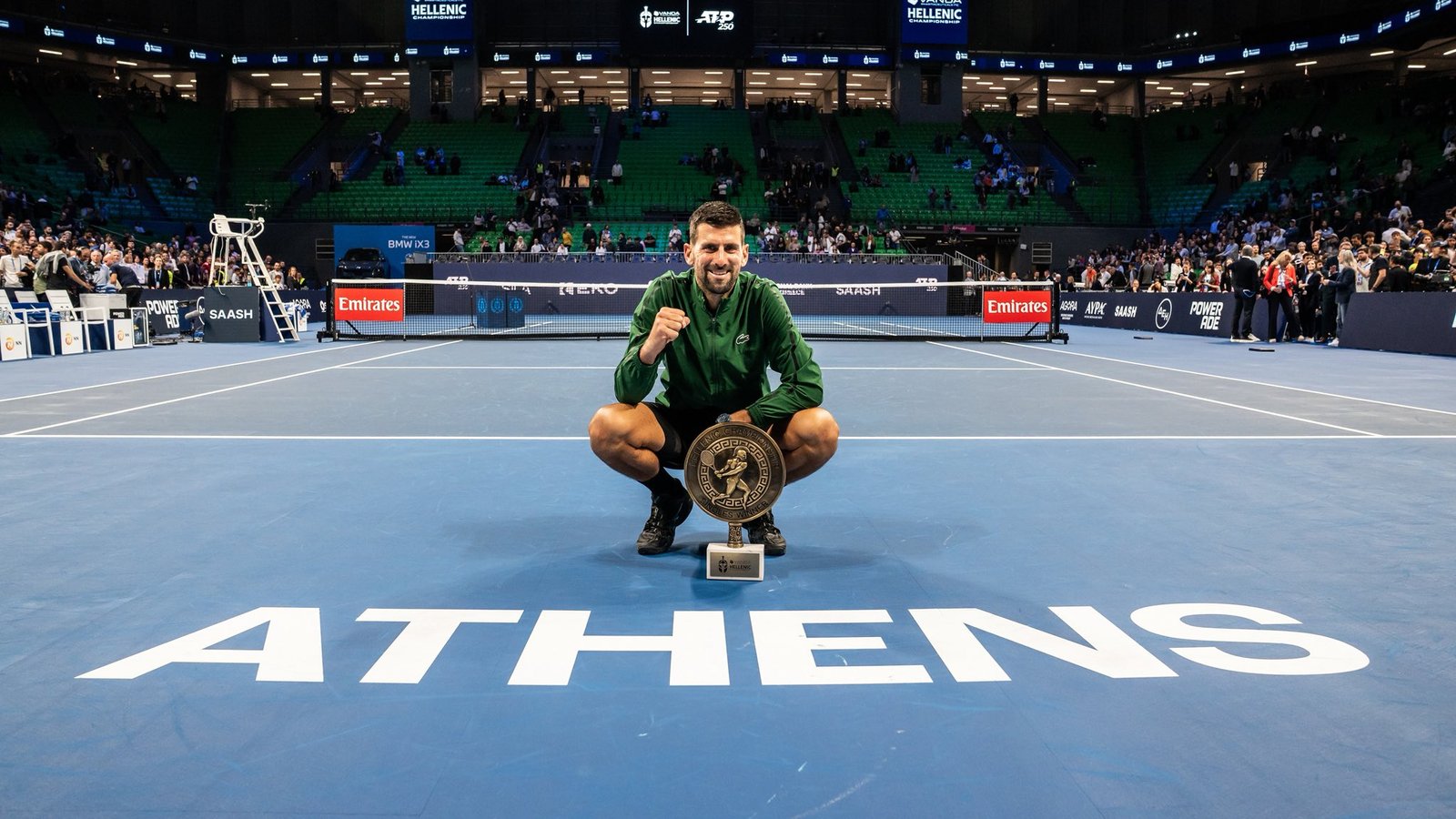 Djokovic withdraws from ATP Finals after 101st title in Athens
