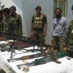 Illegal arms, munitions seized, smuggler detained in Afghanistan's Panjshir