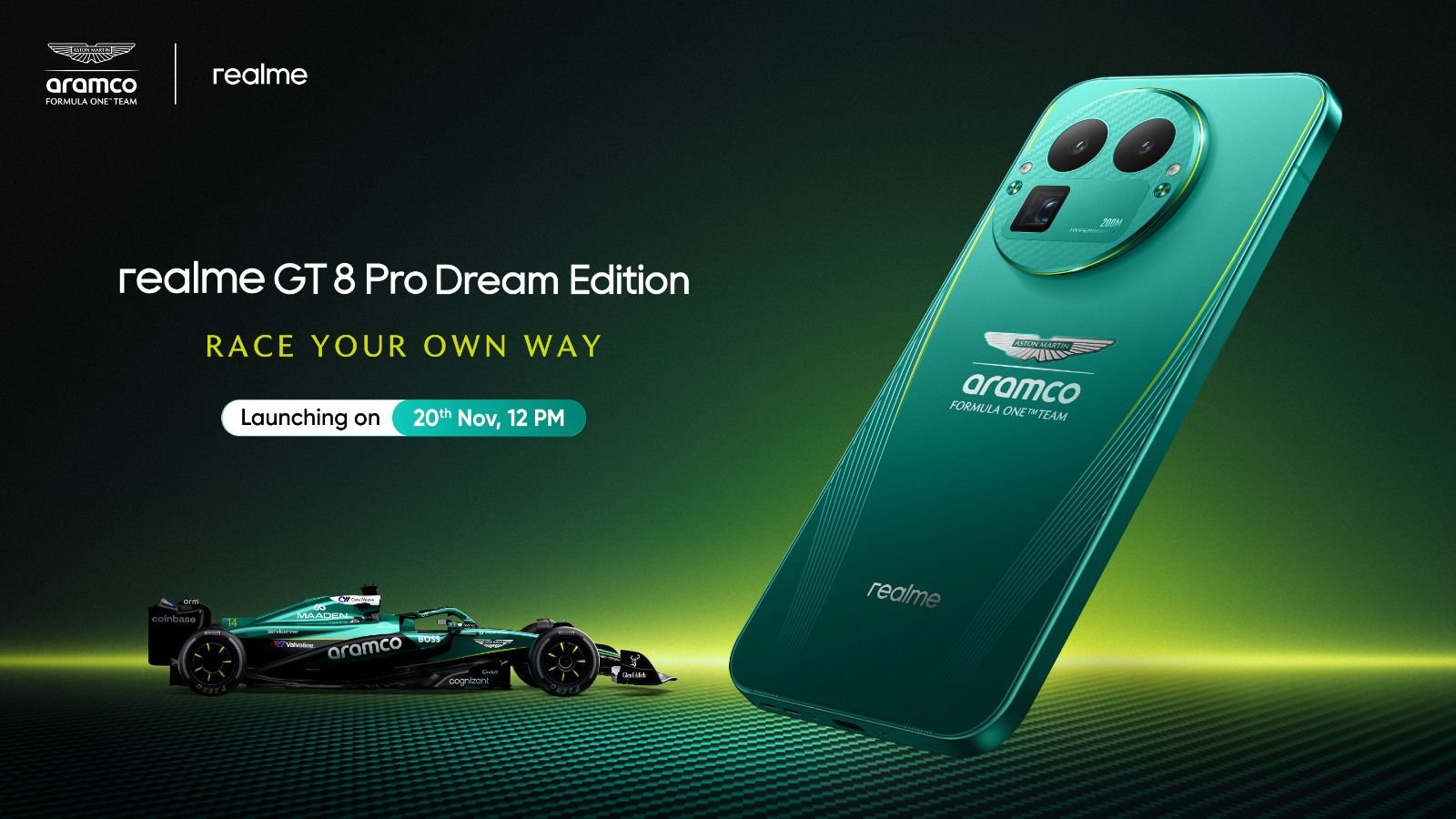 realme GT 8 Pro Aston Martin F1 Edition sets new standard of refined performance