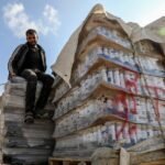 UN humanitarians start collecting supplies offloaded at Zikim crossing in northern Gaza