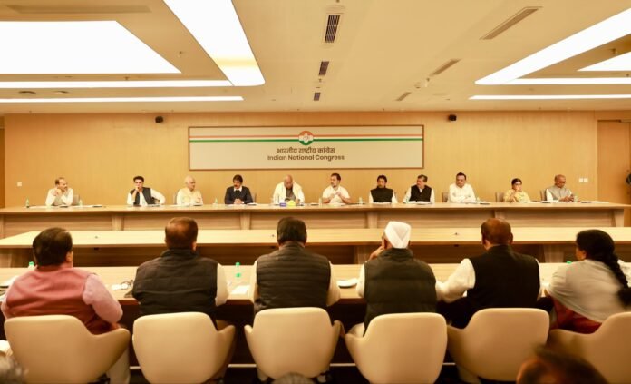 Kharge chairs Congress’ review meet on SIR, says ECI’s conduct ‘deeply disappointing’