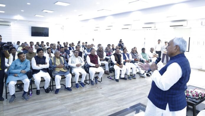 Nitish Kumar elected JD(U) legislative party leader ahead of Bihar govt formation