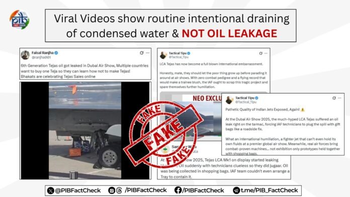 Ministry of Defence exposes ‘fake’ news linked to LCA Tejas show in Dubai