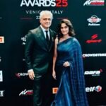 Ajith Kumar presented 'Gentleman Driver of the Year Award' in Venice; Shalini says honoured to stand beside him