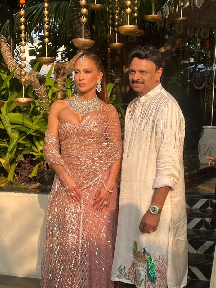 JLo dons Indian wear as she attends high-profile Indian wedding in Udaipur