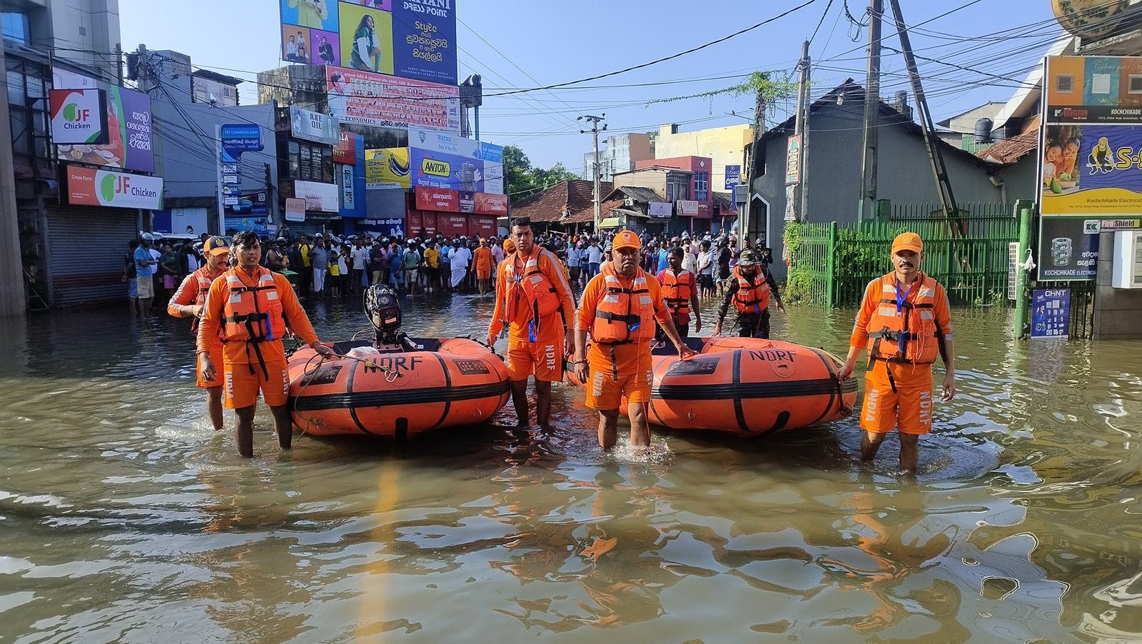 NDRF intensifies relief operations in Sri Lanka under Operation Sagar Bandhu