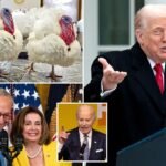 Trump re-pardons Biden turkeys in autopen jab — and jokes he considered naming this year’s birds ‘Chuck and Nancy’
