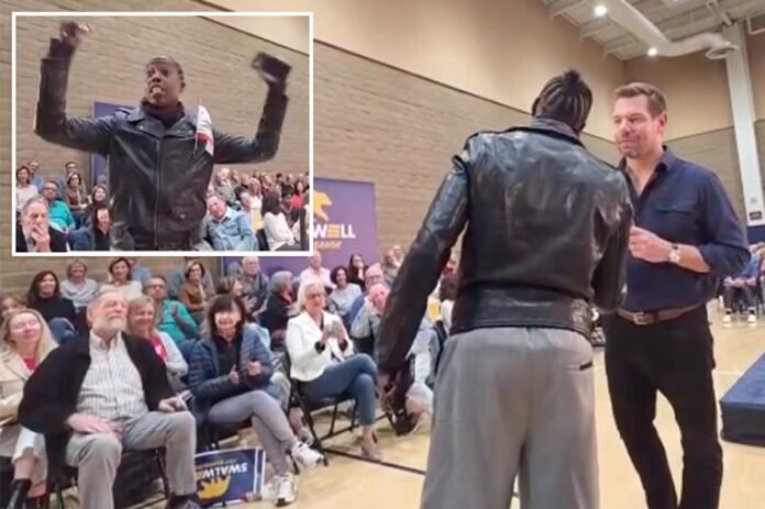 Singer Tish Hyman slams Eric Swalwell for dodging question on transgender women in female locker rooms