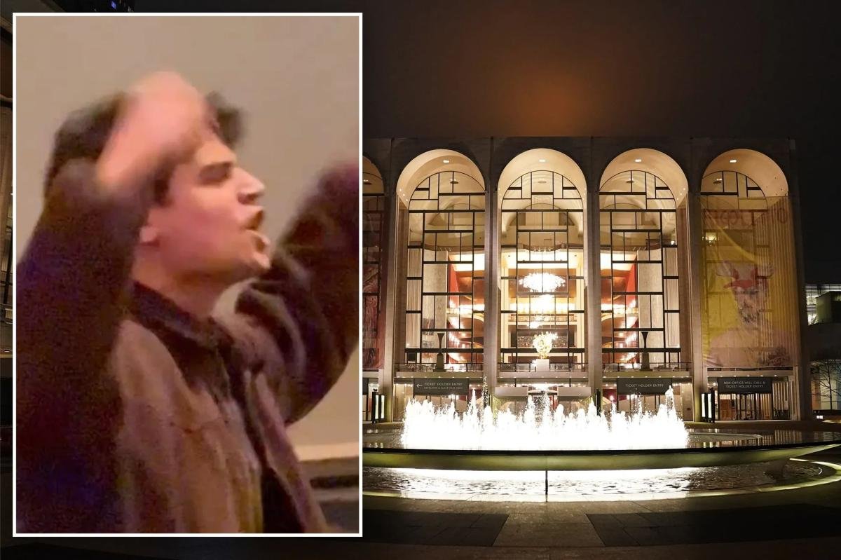 Trio disrupts NYC’s Met Opera in wild anti-fascism protest against ‘art world’