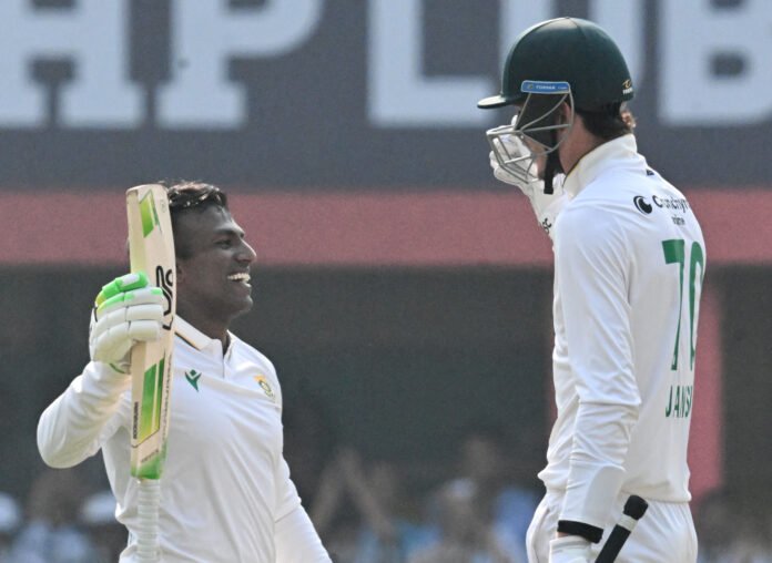 2nd Test: Muthusamy’s 109, Jansen’s 93 take South Africa to 489 against India