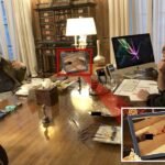 Everything we know about the creepy photo Jeffrey Epstein had of a lounging woman on his desk