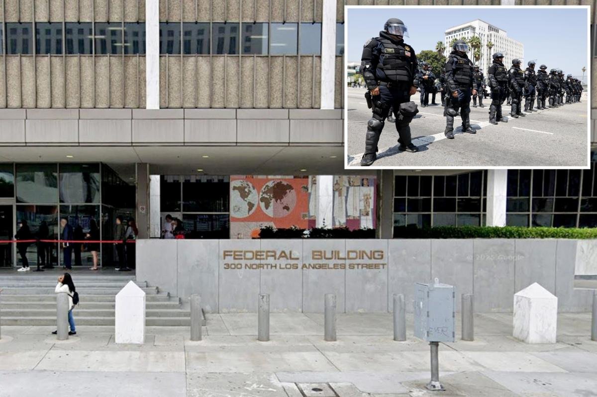 Anti-ICE career criminal accused of tossing Molotov cocktails at Downtown Los Angeles federal building