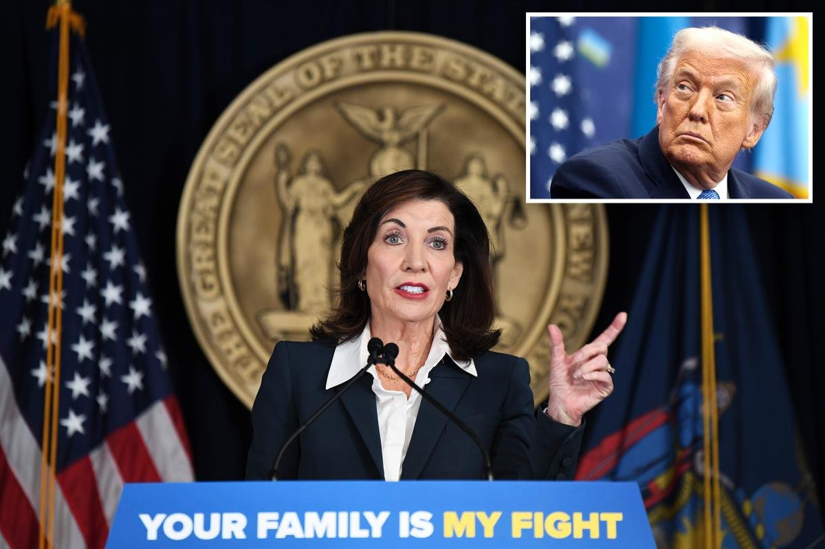 Hochul now open to hiking biz taxes after bullying from left — but she blames Trump