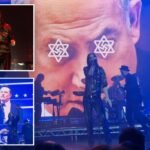 Scottish rock band airs antisemitic video of Netanyahu and this US official — with swastikas over their eyes