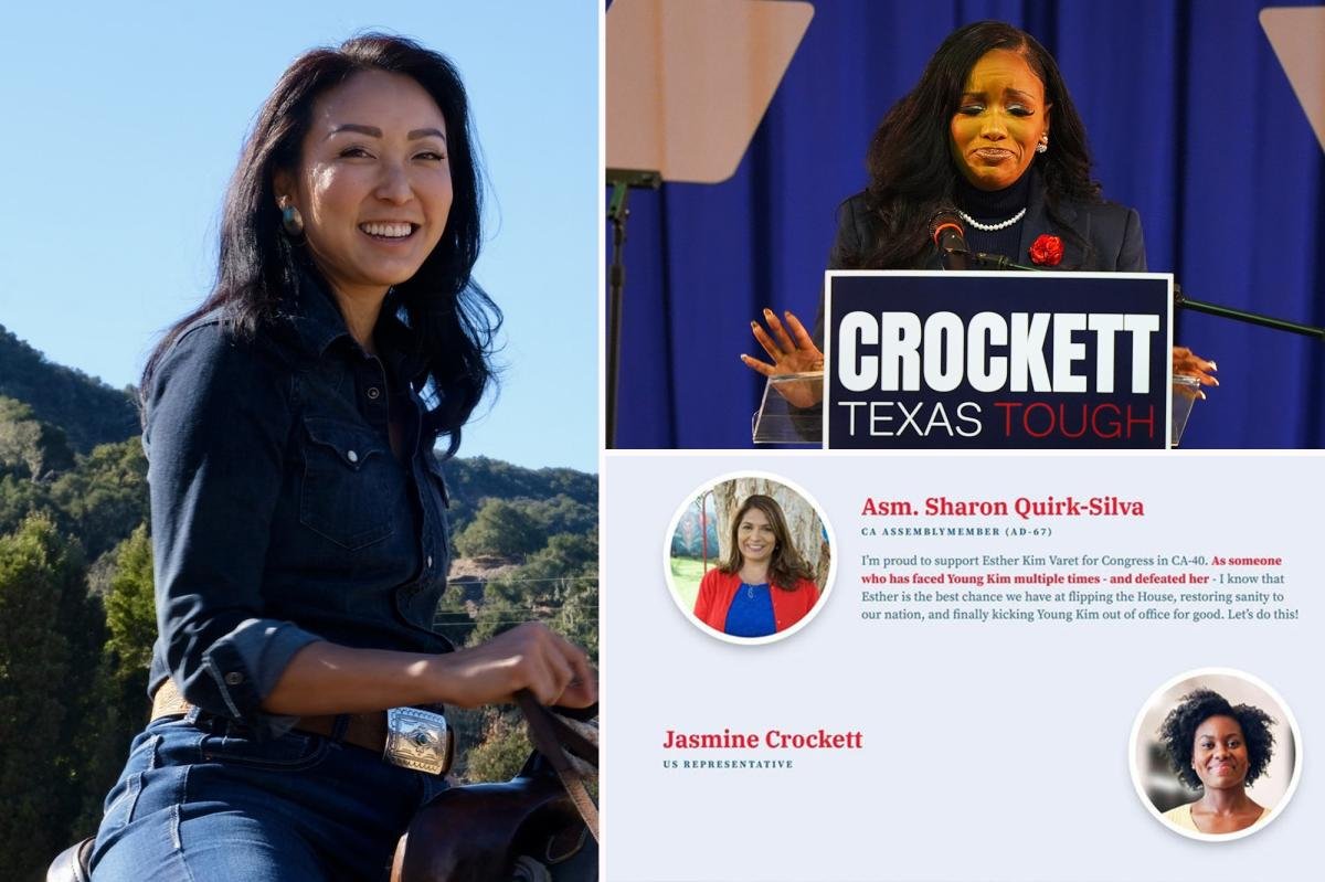 Calif. Democratic candidate uses wrong photo to tout Rep. Jasmine Crockett’s endorsement