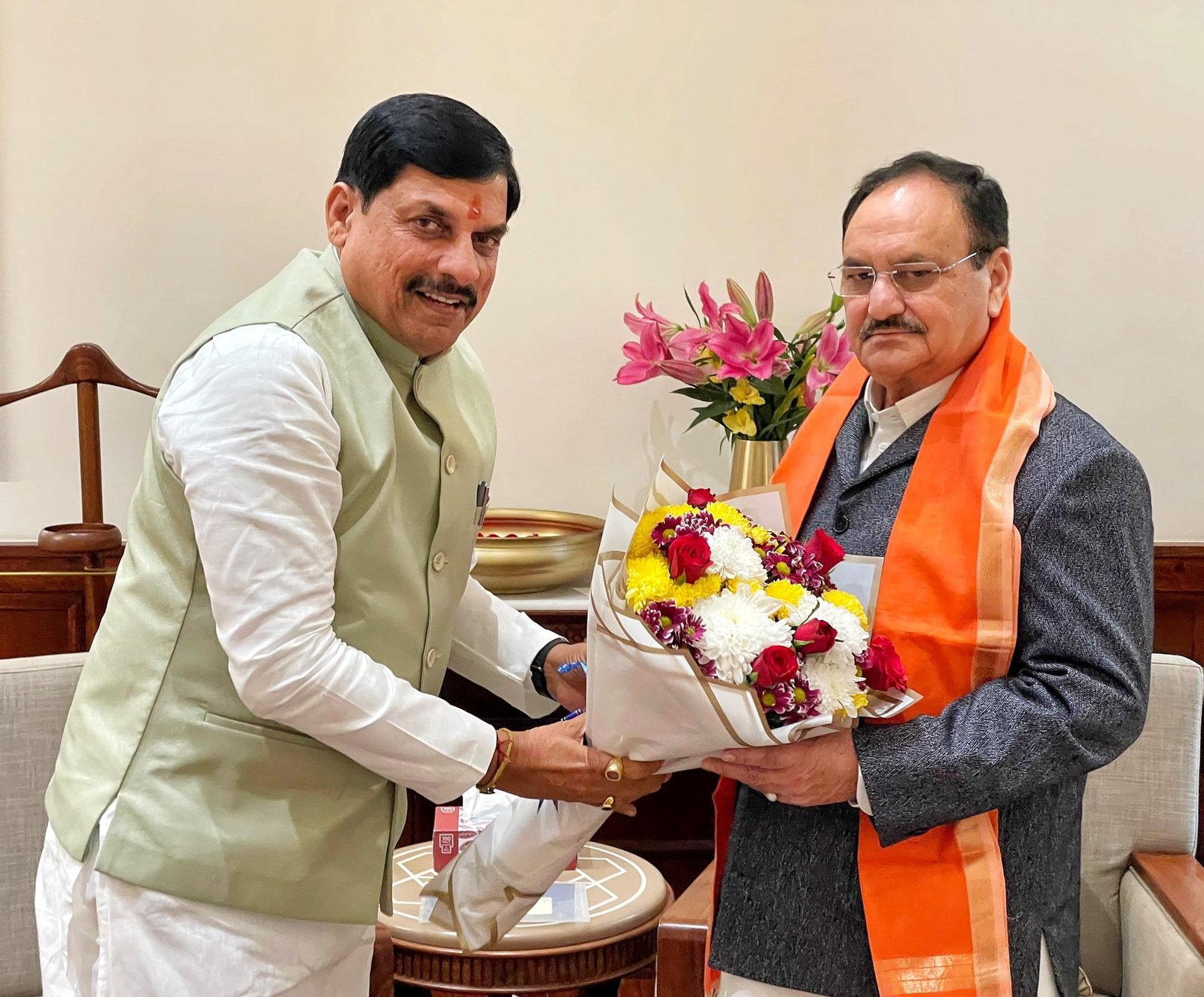 MP CM invites JP Nadda to lay foundation of four medical colleges