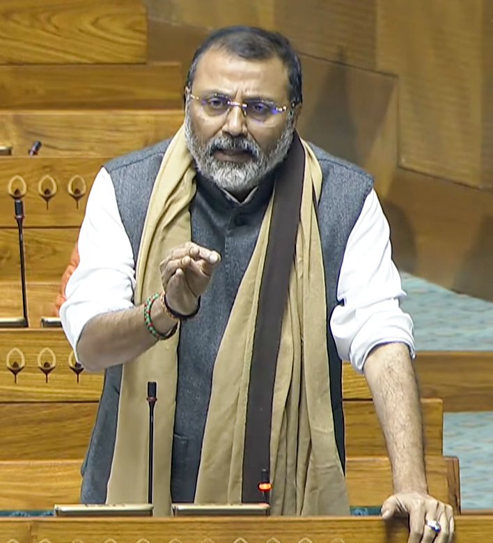 'Expert in digging up old dirt': Cong hits out at BJP's Nishikant Dubey over LS speech