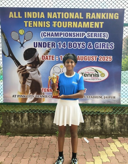 Harsha Deshpande seals double title at GSTA State Ranking Tennis Tournament 1 Harsha Deshpande seals double title at GSTA State Ranking Tennis Tournament