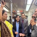 Delhi CM Rekha Gupta leads by example by travelling in metro