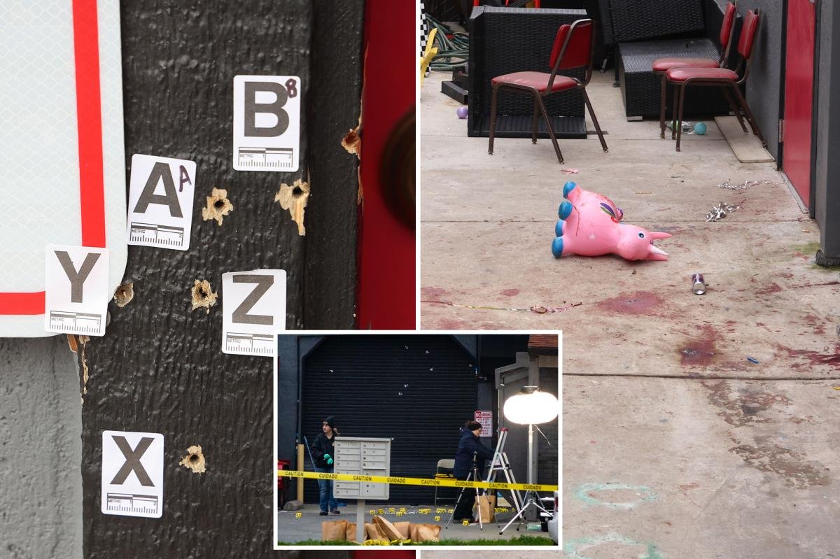 Exclusive | Haunting images capture blood-soaked toys, bullet holes after Calif. shooting that killed 3 kids, young adult